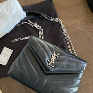 NEW LOULOU SMALL BAG IN MATELASSÉ "Y" LEATHER